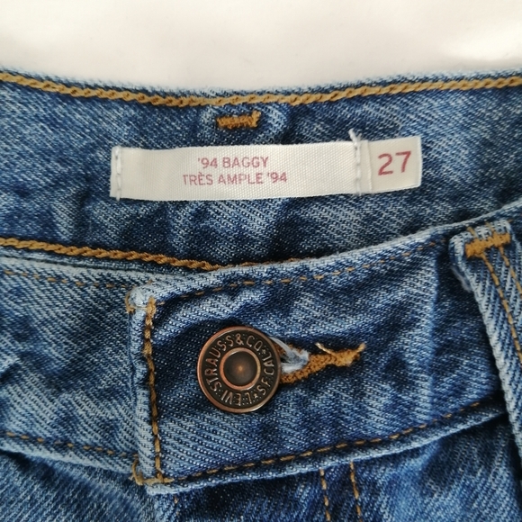 Levi's '94 Baggy Seamed Jeans Medium Wash 27 (4) - Picture 12 of 16